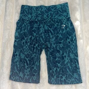 Gymshark Teal Textured Shorts